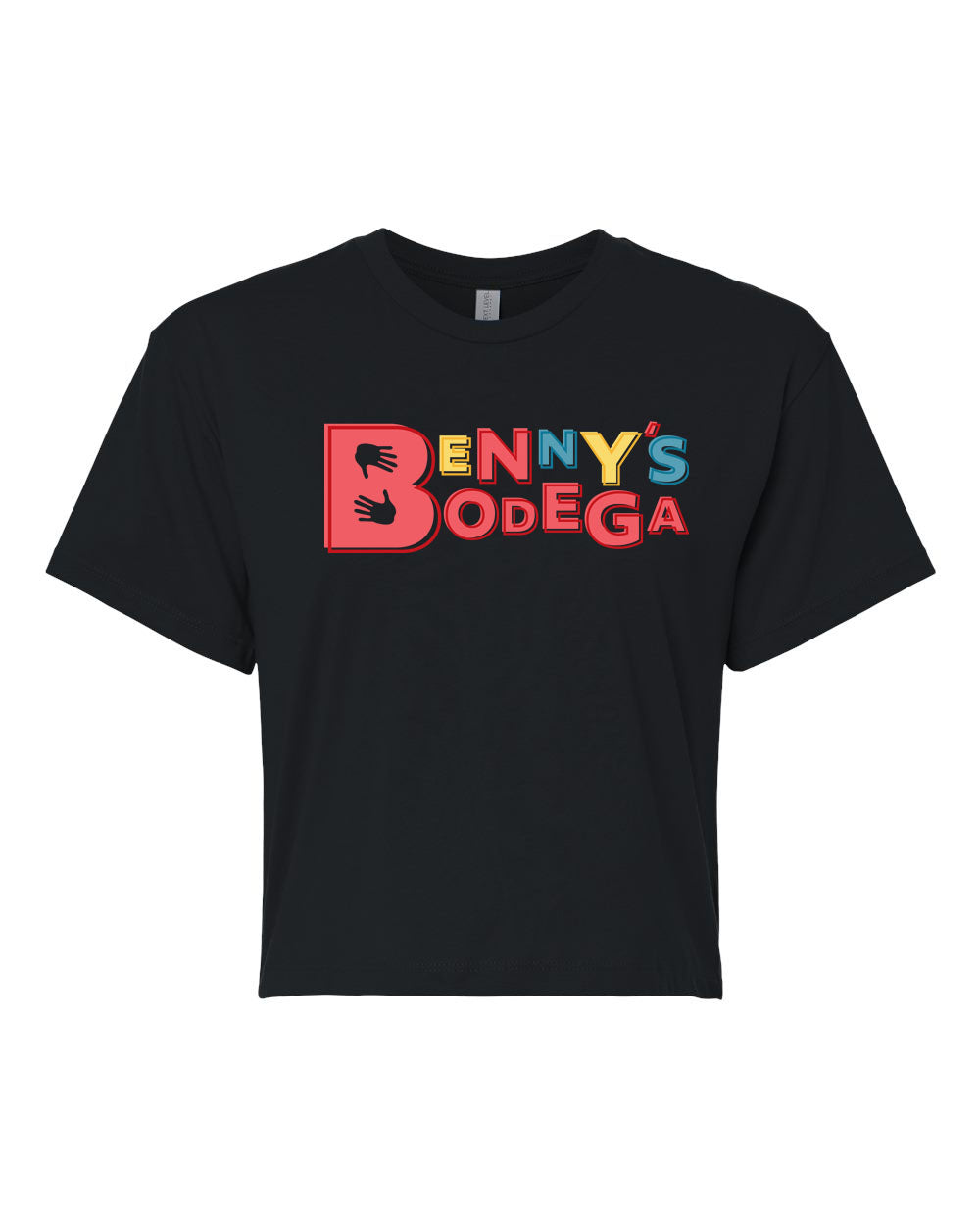 Benny's Bodega Crop Top Design 1