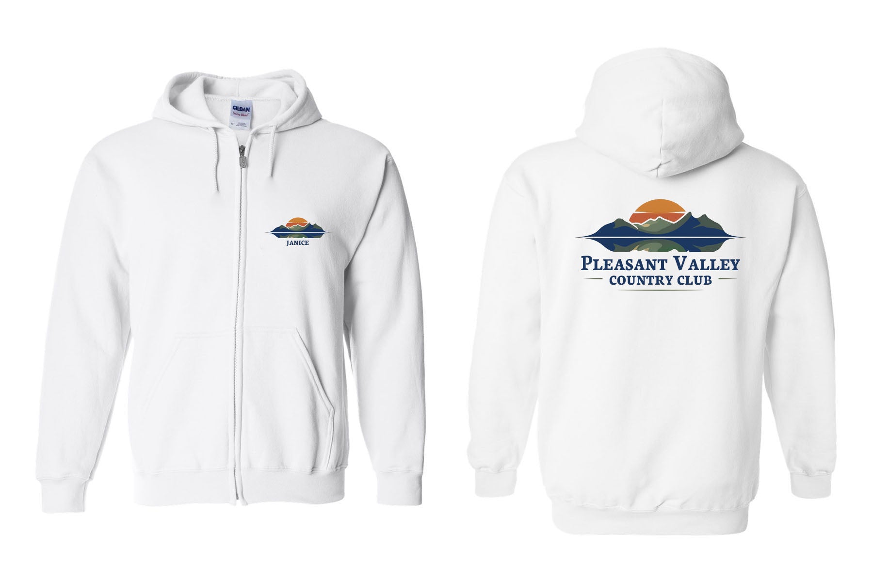 Plesant Valley Zip Up Sweatshirt