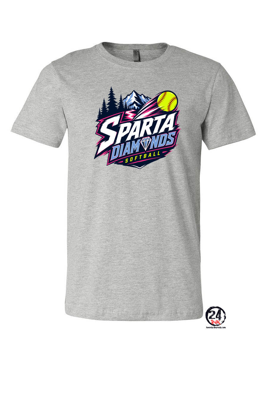 Sparta Diamonds T-Shirt Design 1