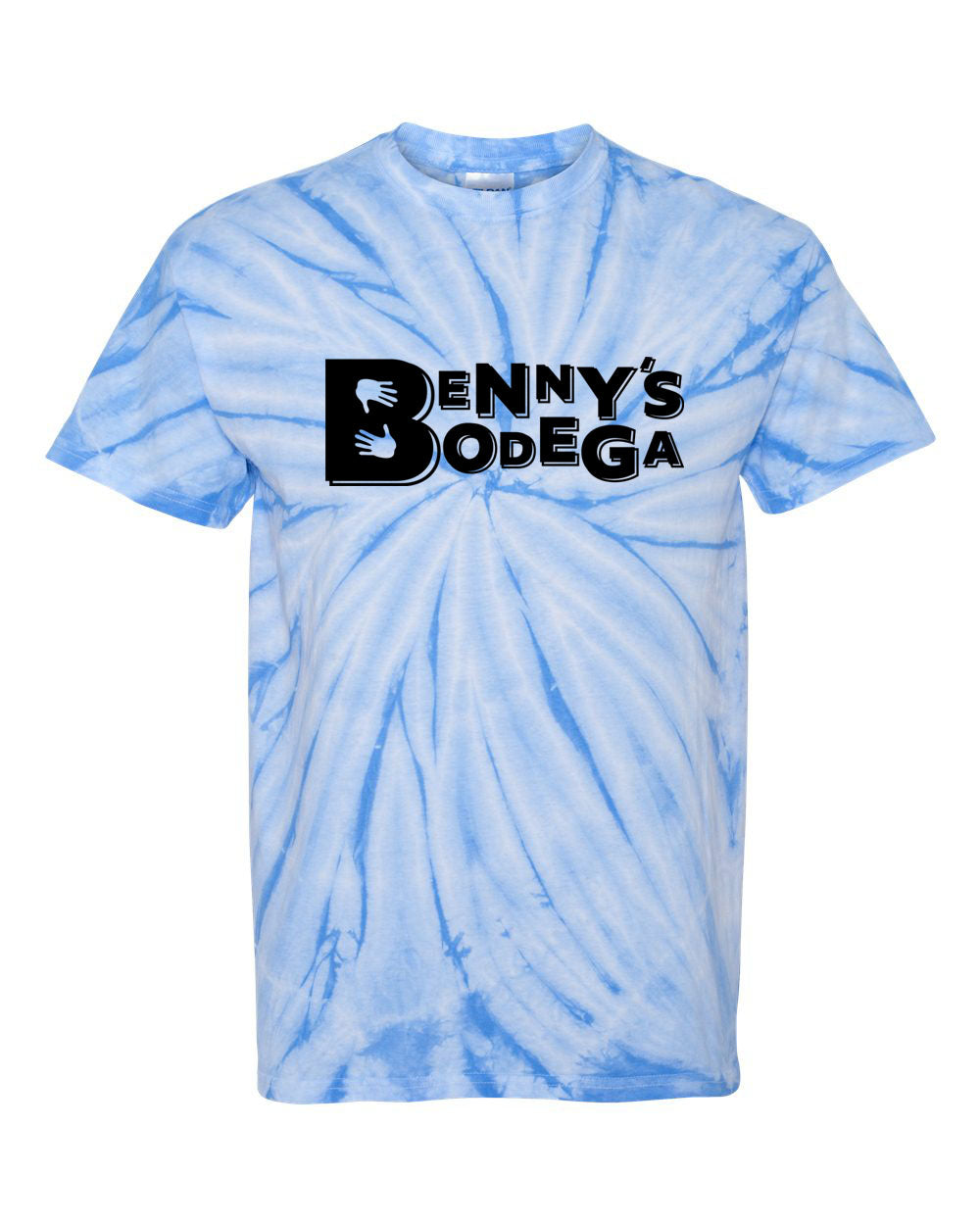 Benny's Bodega Tie Dye t-shirt Design 1