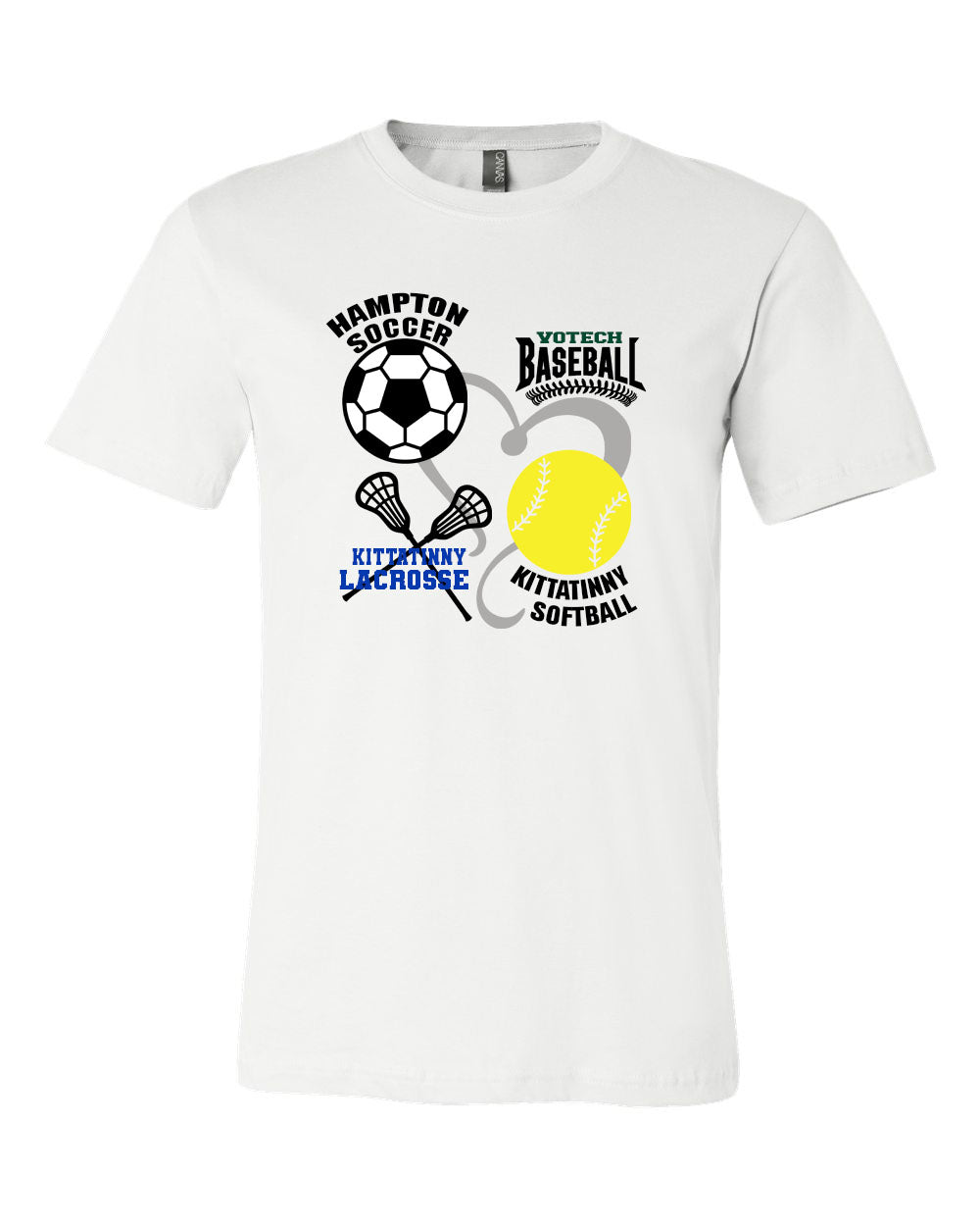 Kids in all sports t-shirt