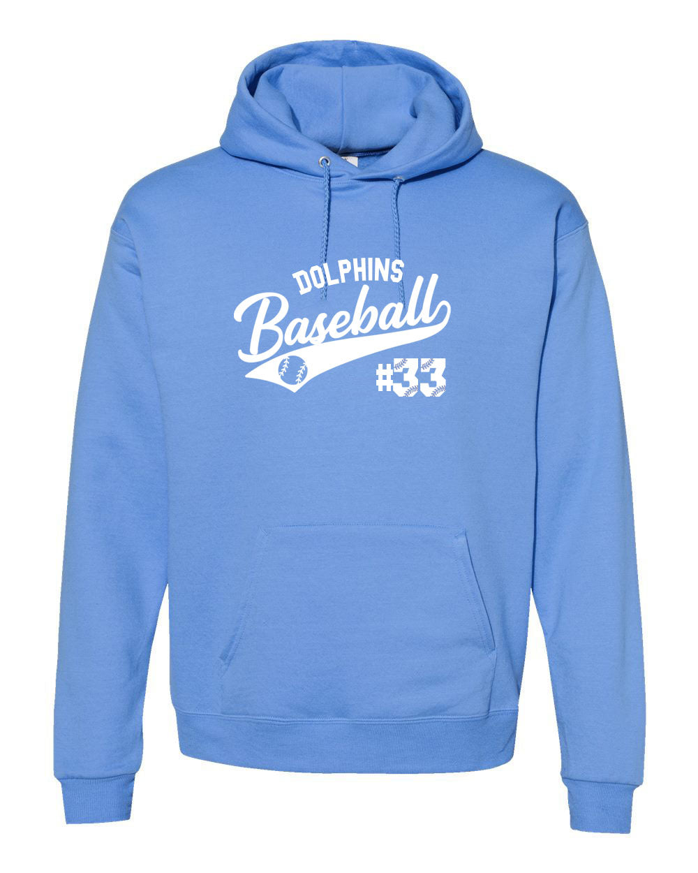 Dolphins Hooded Sweatshirt Design 1