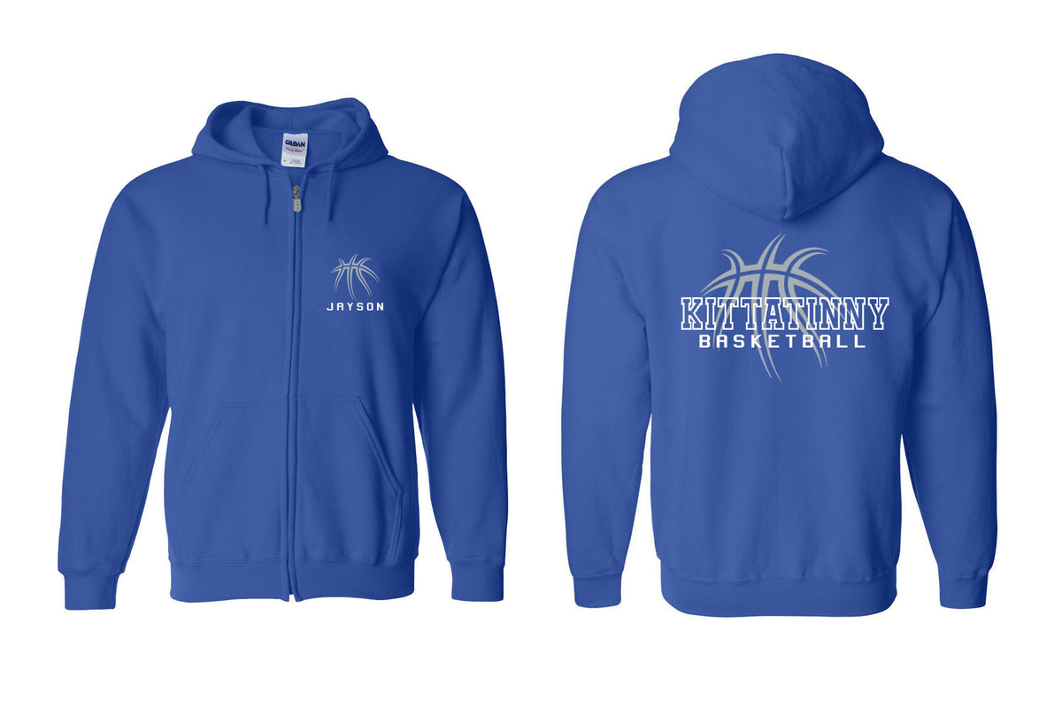 Kittatinny Basketball design 4 Zip up Sweatshirt