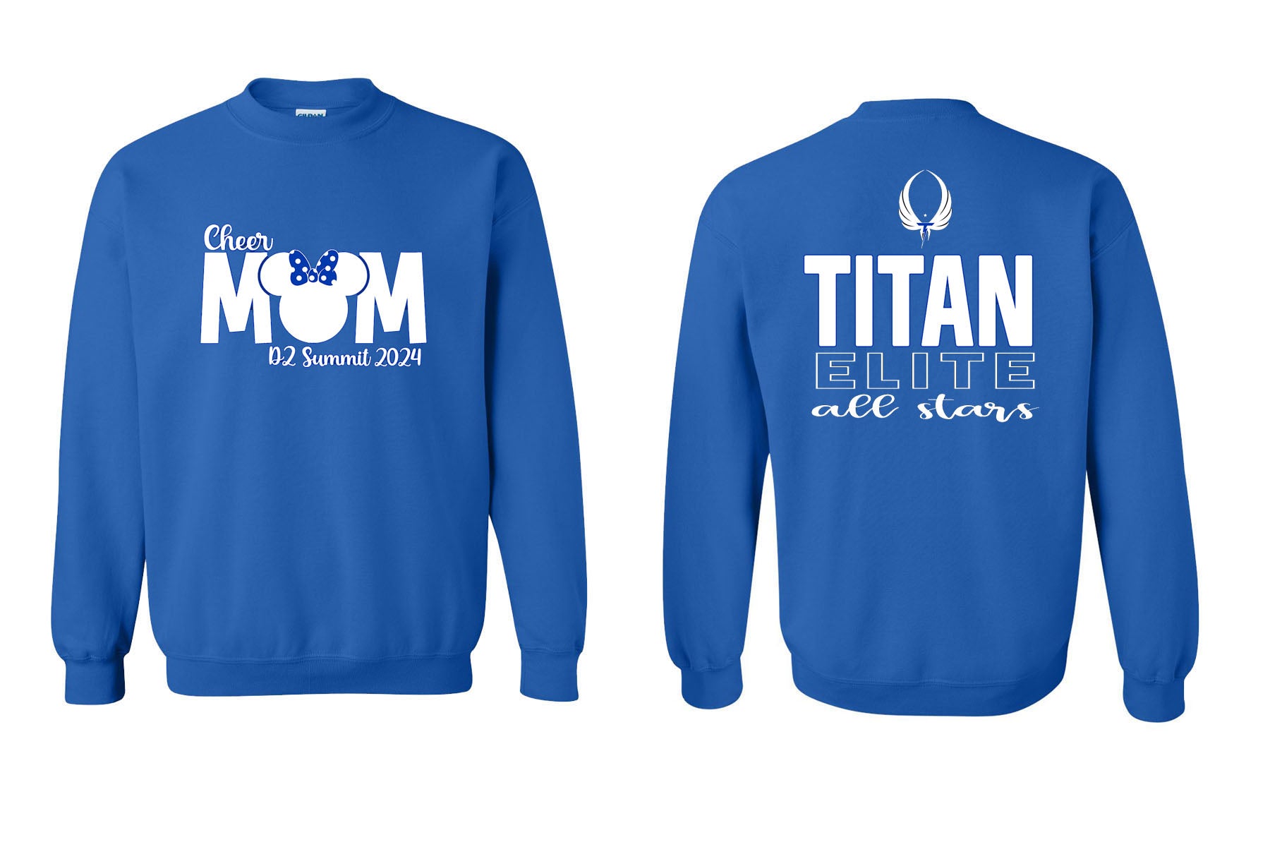 Titan Design Mom non hooded sweatshirt
