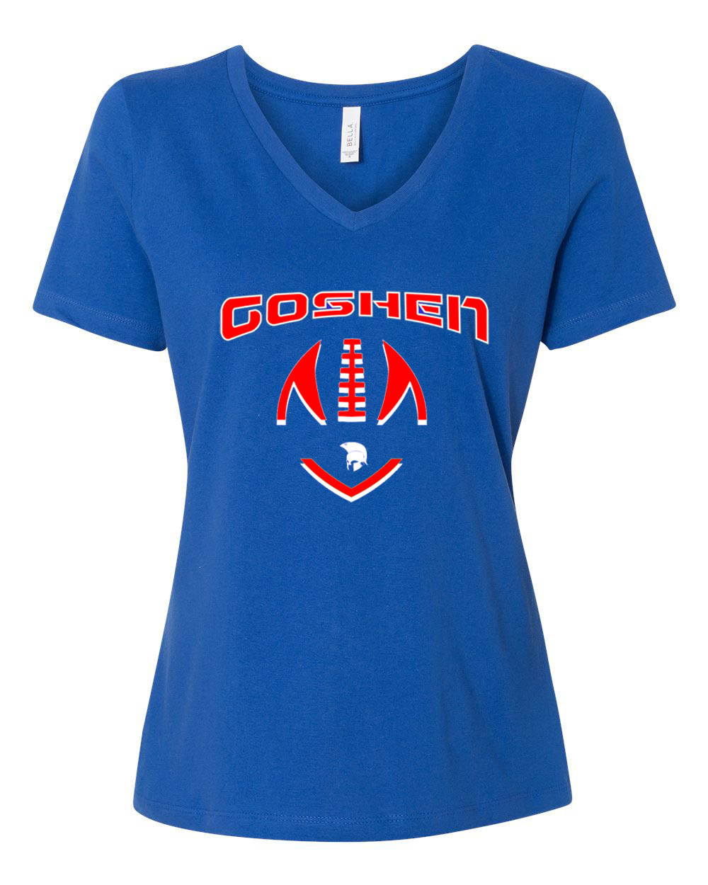 Goshen Football Design 8 V-neck T-Shirt