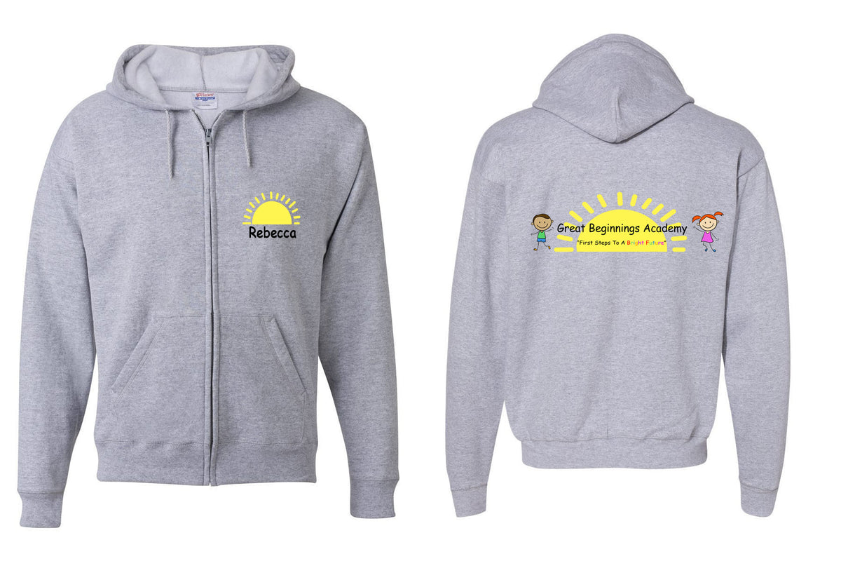 Great Beginnings Logo Zip up Sweatshirt