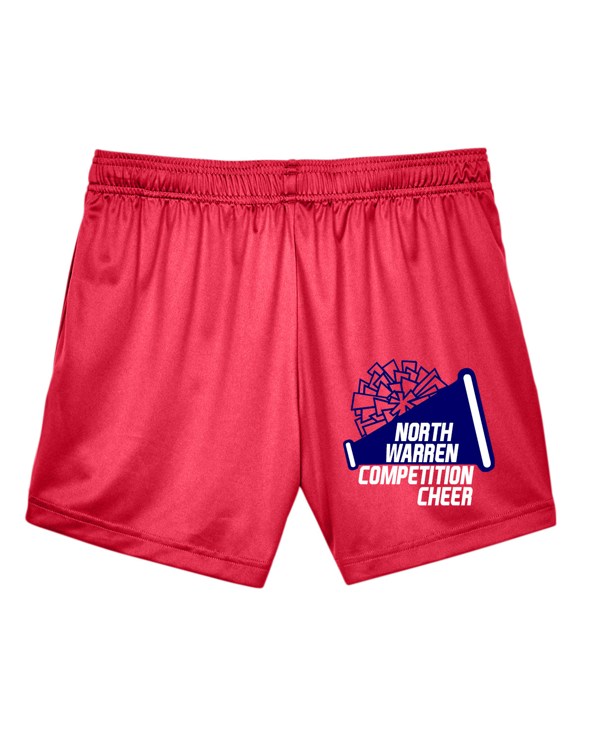 North Warren Cheer Ladies Performance Design 3 Shorts