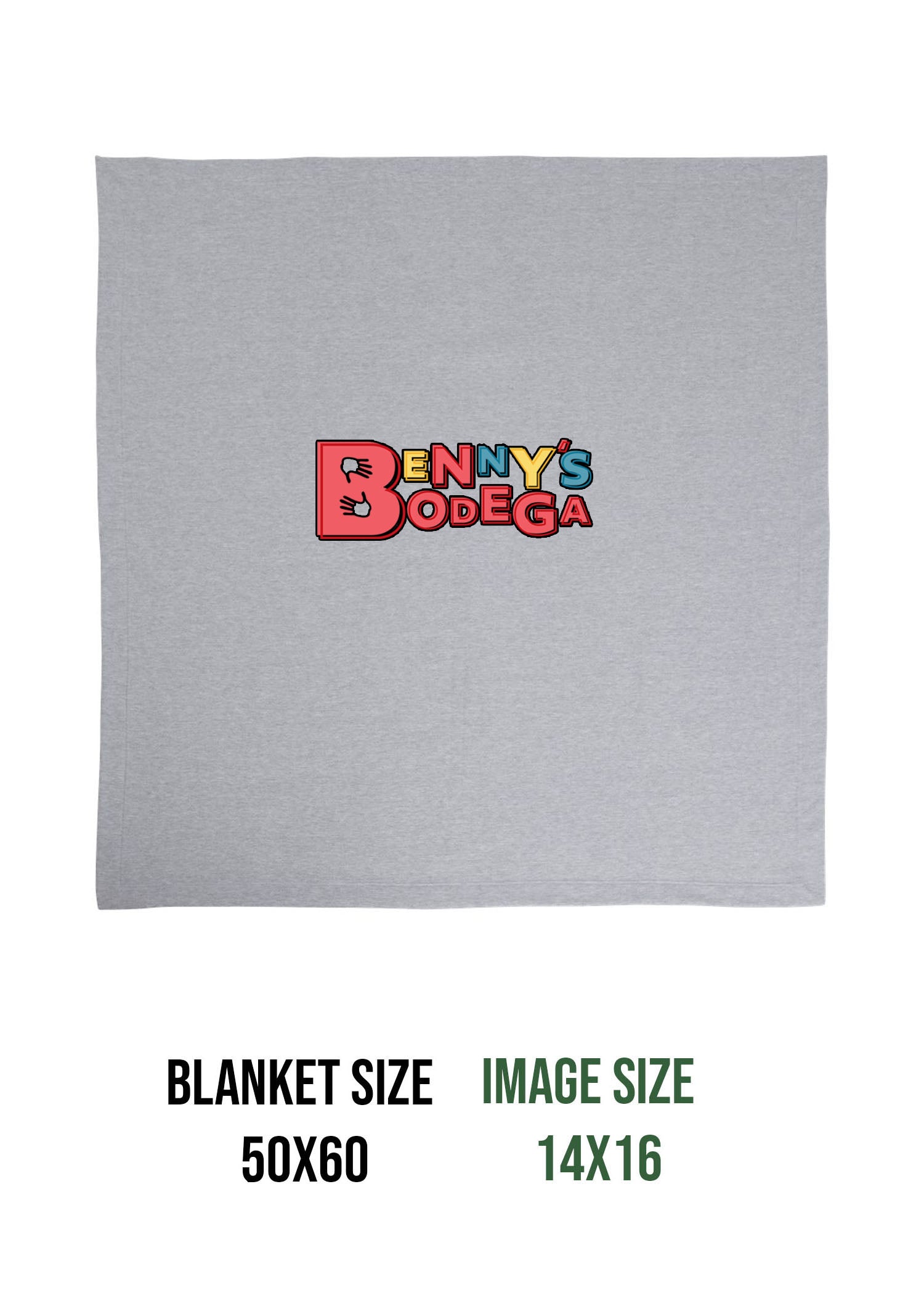 Benny's Bodega Blanket Design 1