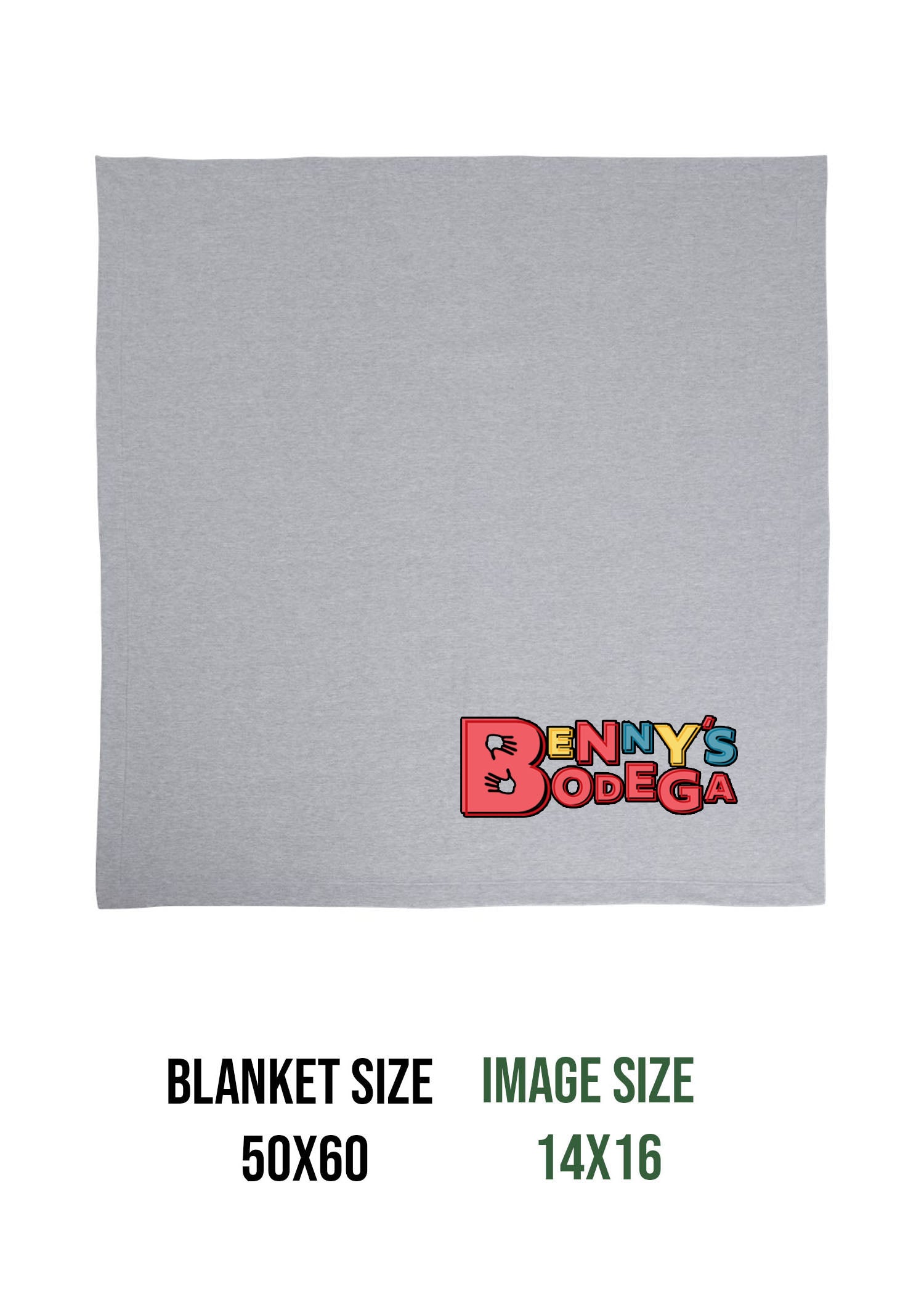 Benny's Bodega Blanket Design 1