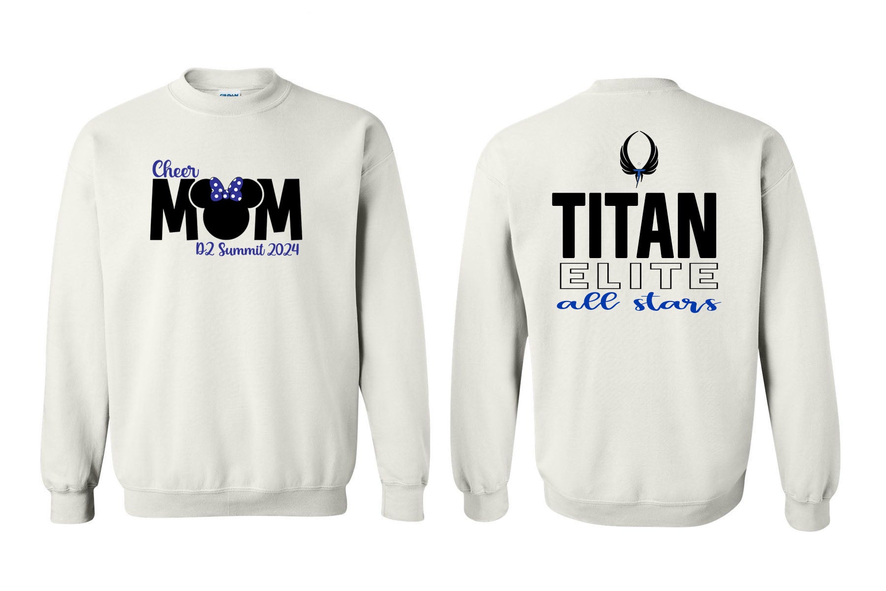 Titan Design Mom non hooded sweatshirt