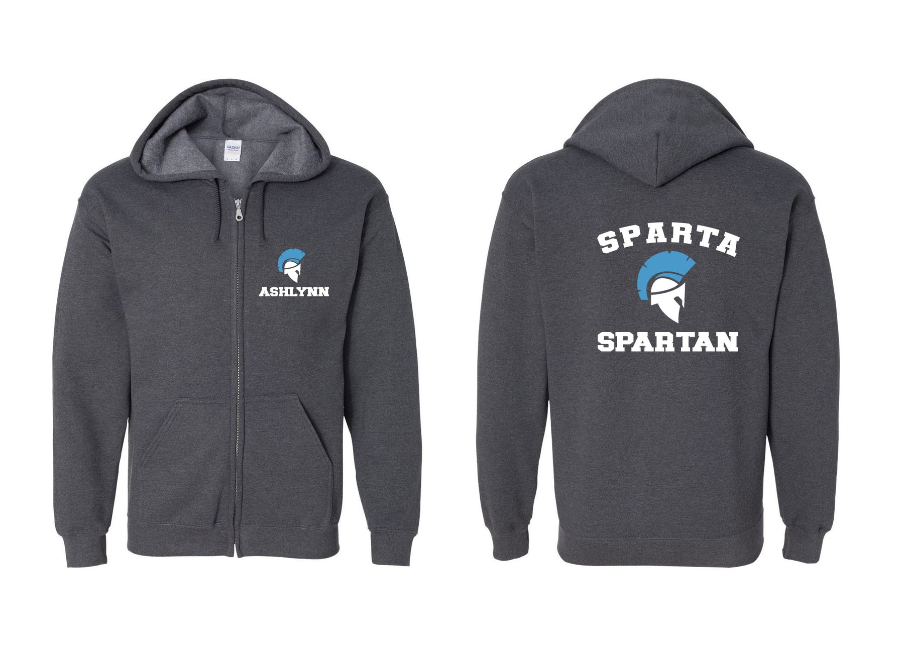 Sparta Design 1 Zip up Sweatshirt