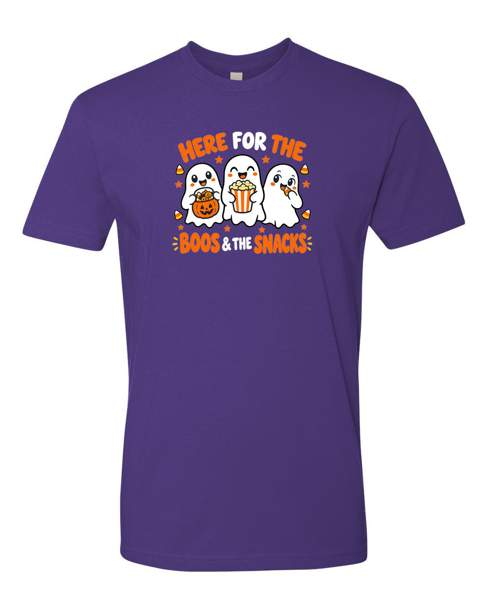 Here for the Boos and Snacks t-shirt (Copy)
