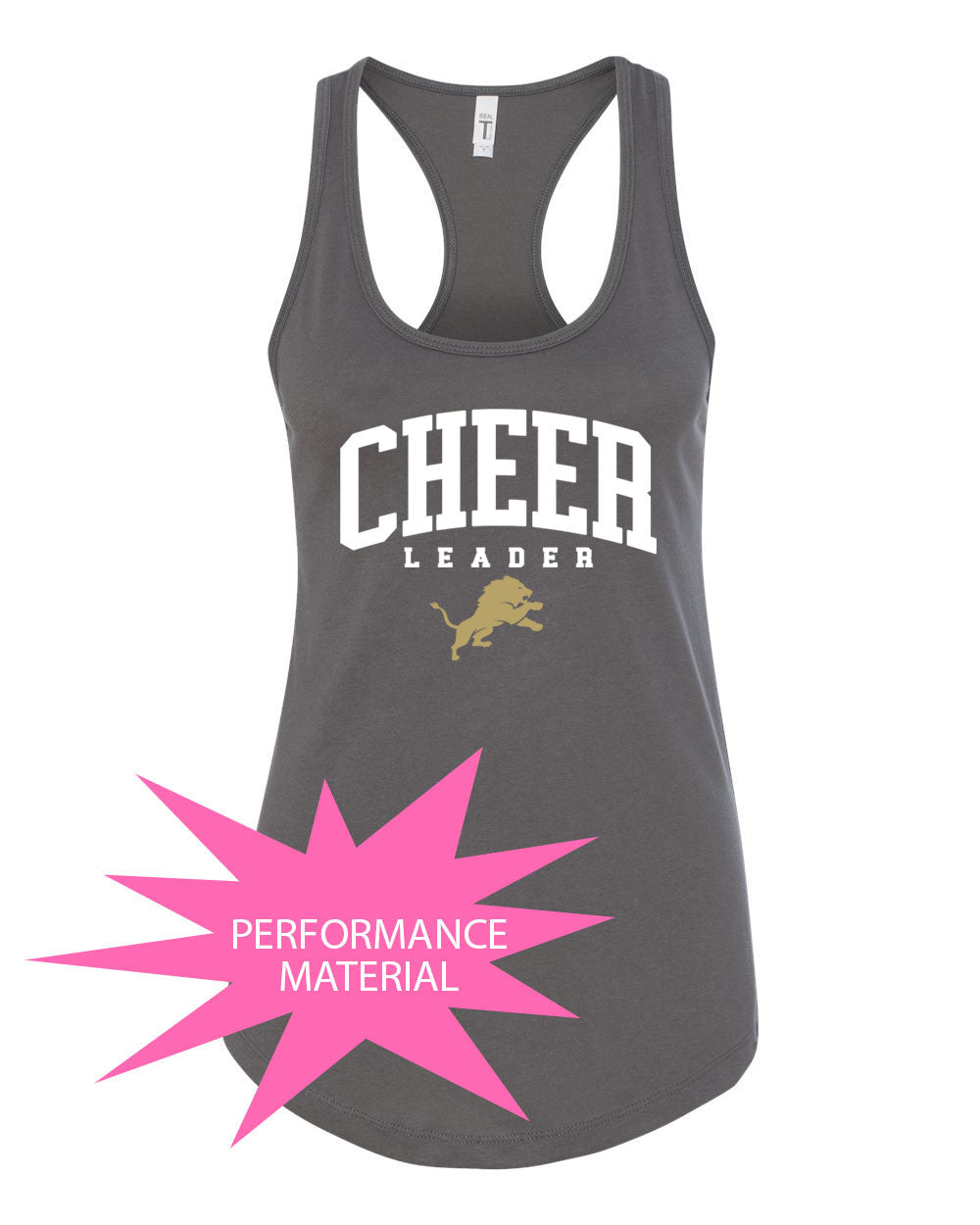 Pope John Cheer Design 3 Performance Racerback Tank Top