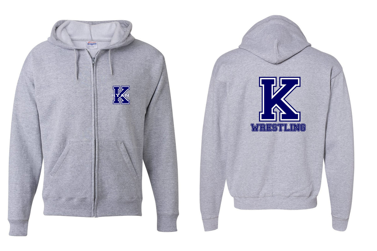 Kittatinny Wrestling Design 6 Zip up Sweatshirt