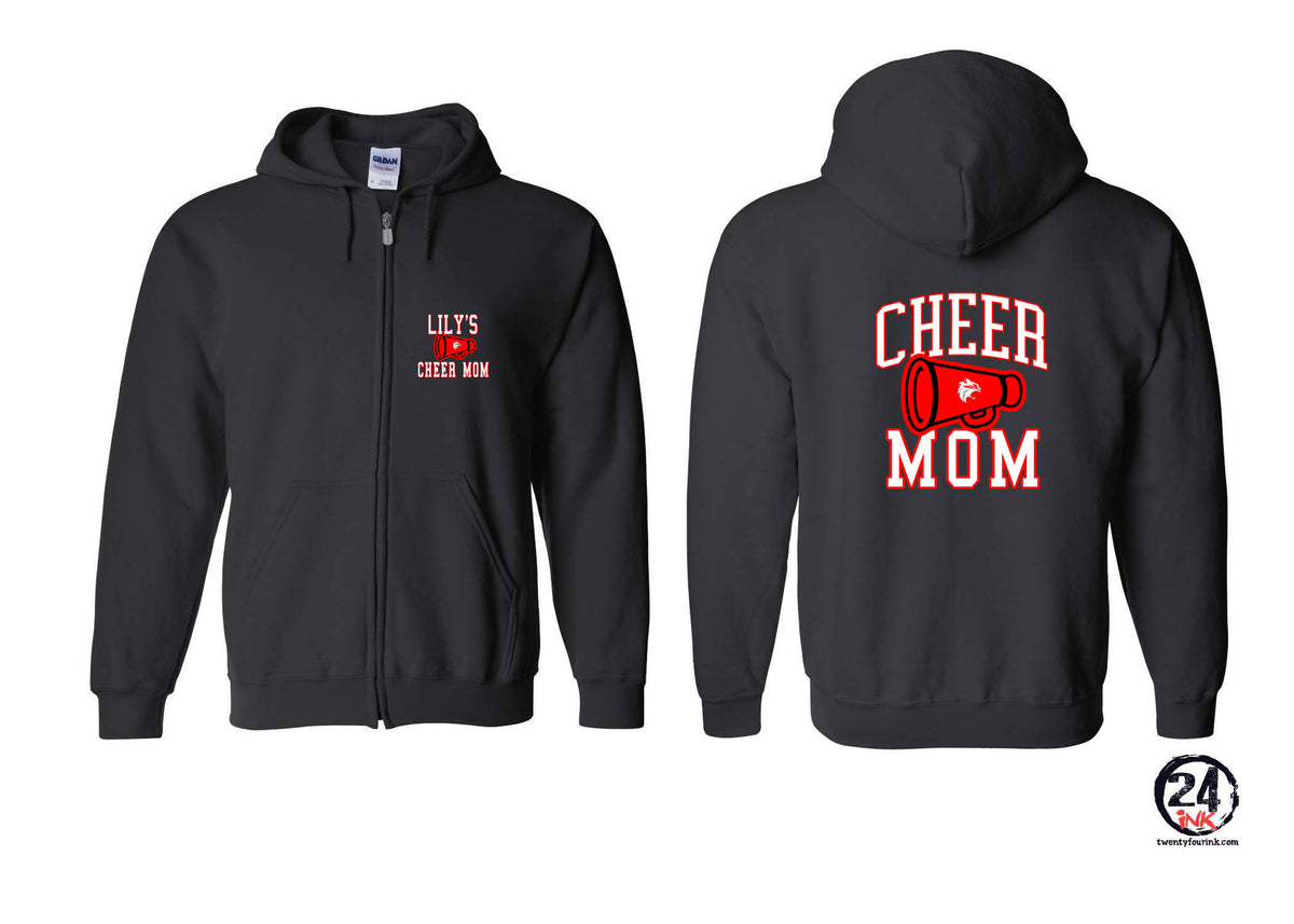 High Point Cheer design 7 Zip up Sweatshirt
