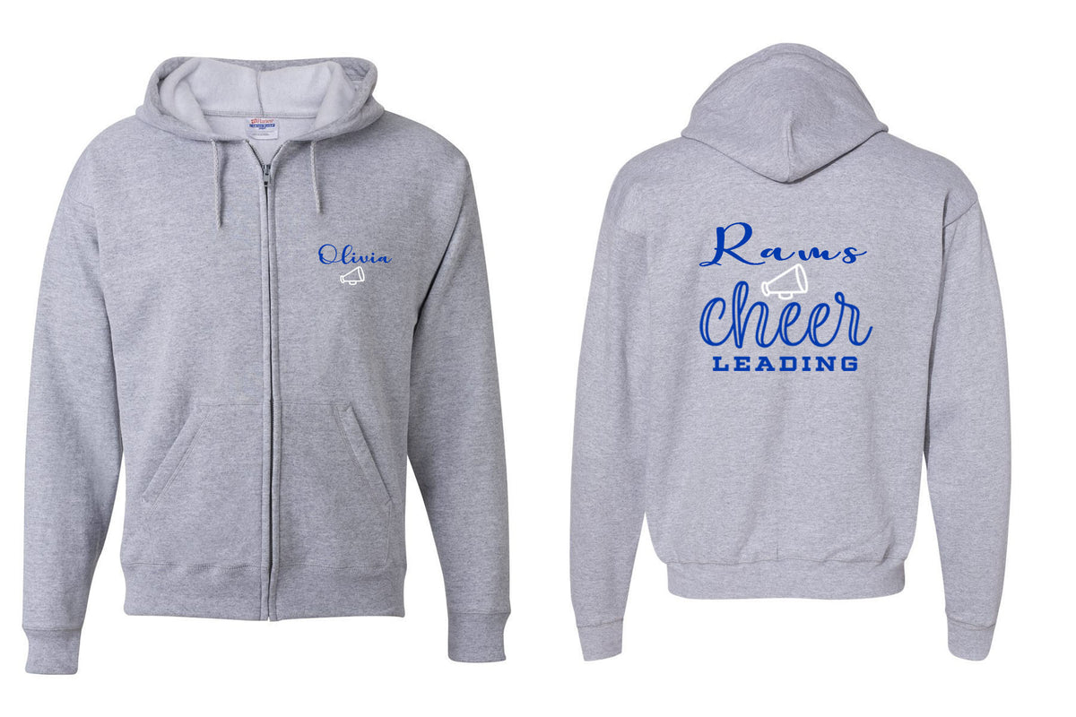 Franklin Cheer design 2 Zip up Sweatshirt