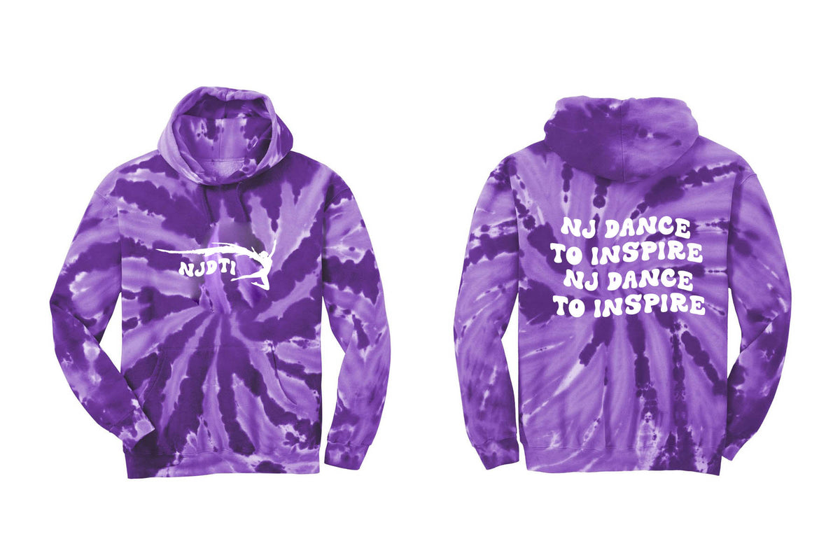 NJ Dance Tie-Dye Hooded Sweatshirt Design 12