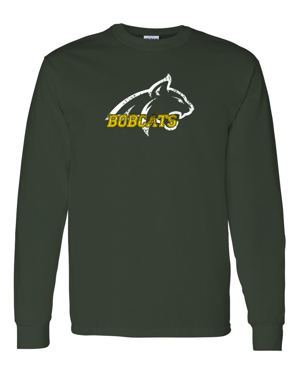 Bobcats spiritwear Long Sleeve Shirt Design 1