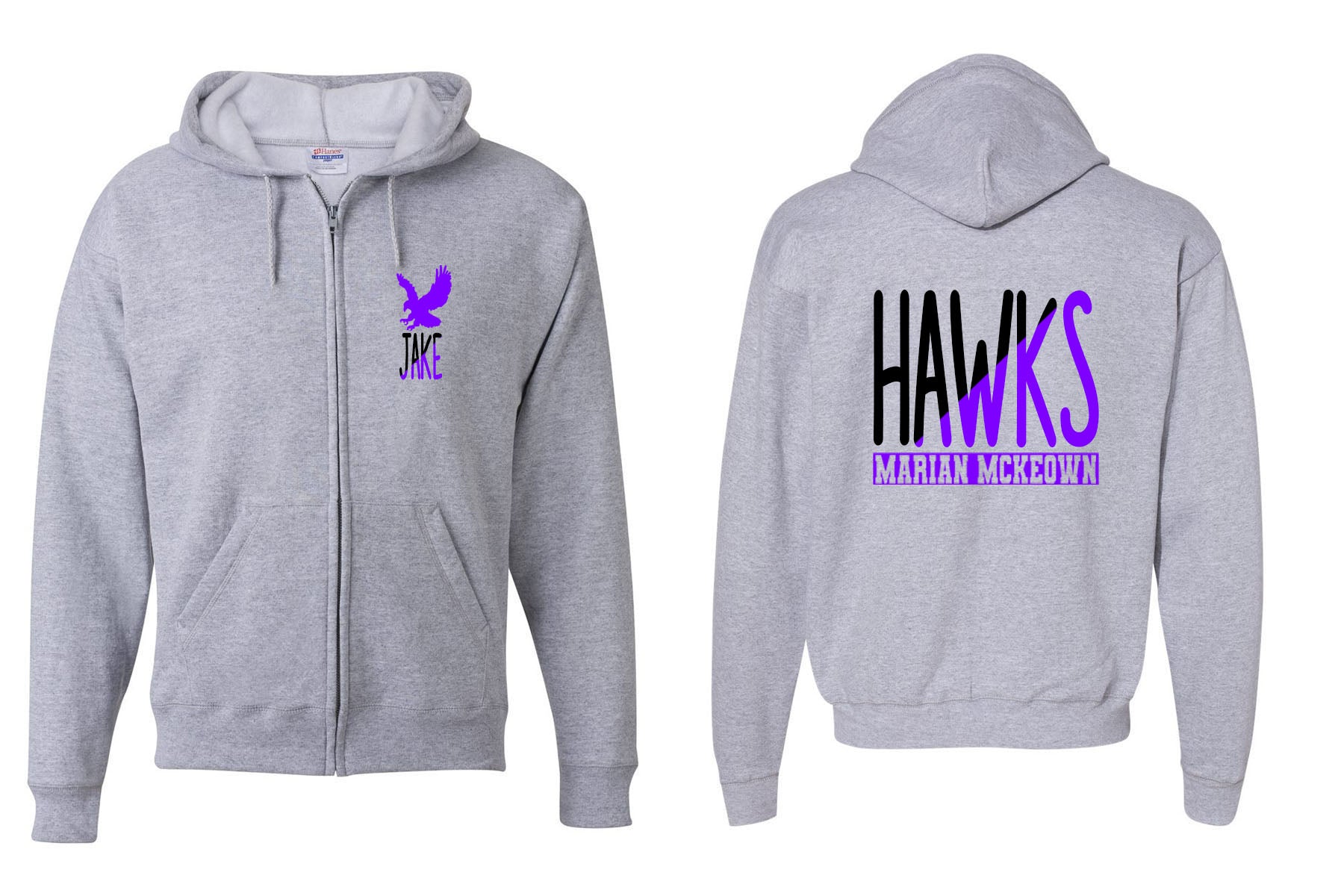 McKeown Design 15 Zip up Sweatshirt