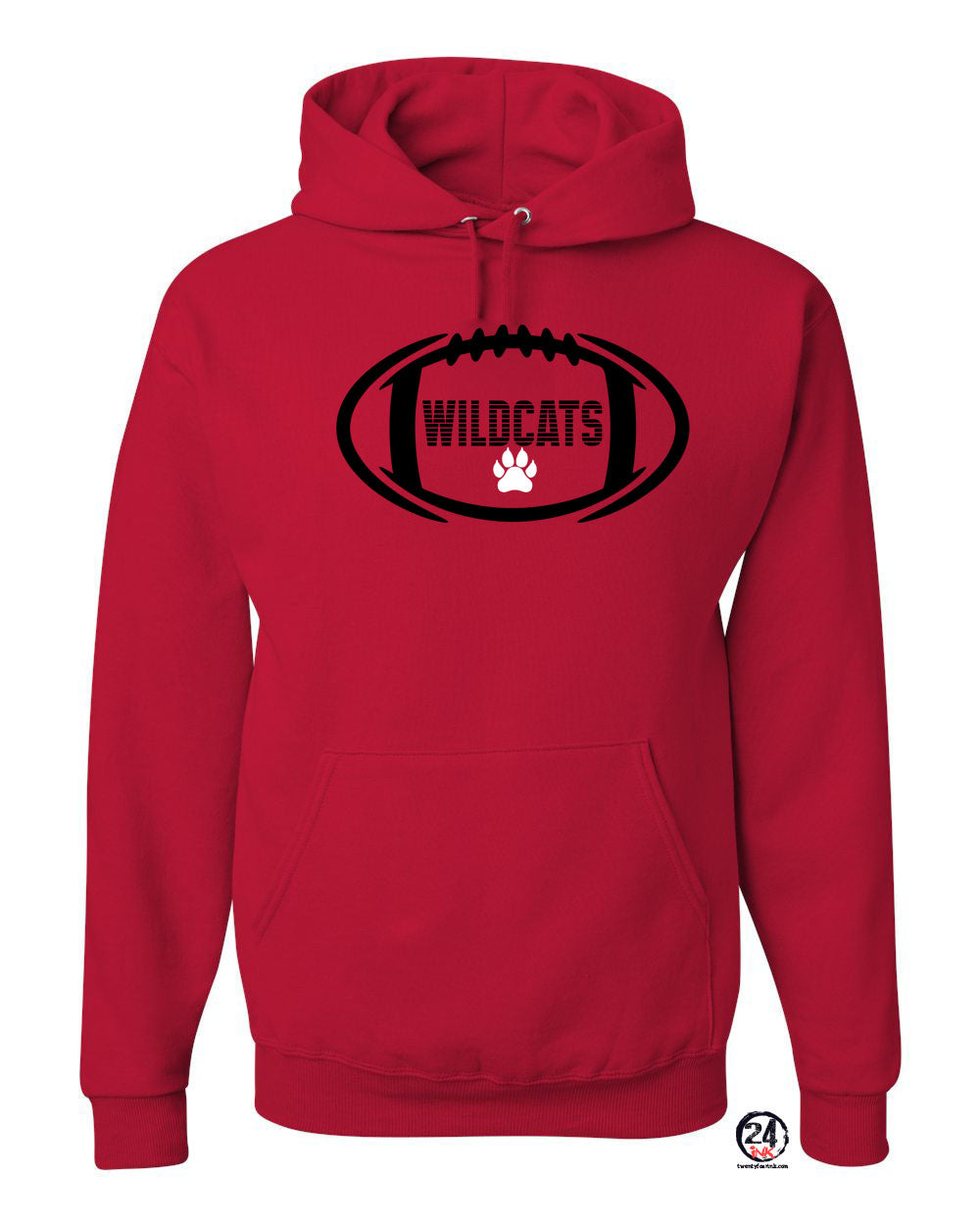 Wildcats Football Hooded Sweatshirt Design 1