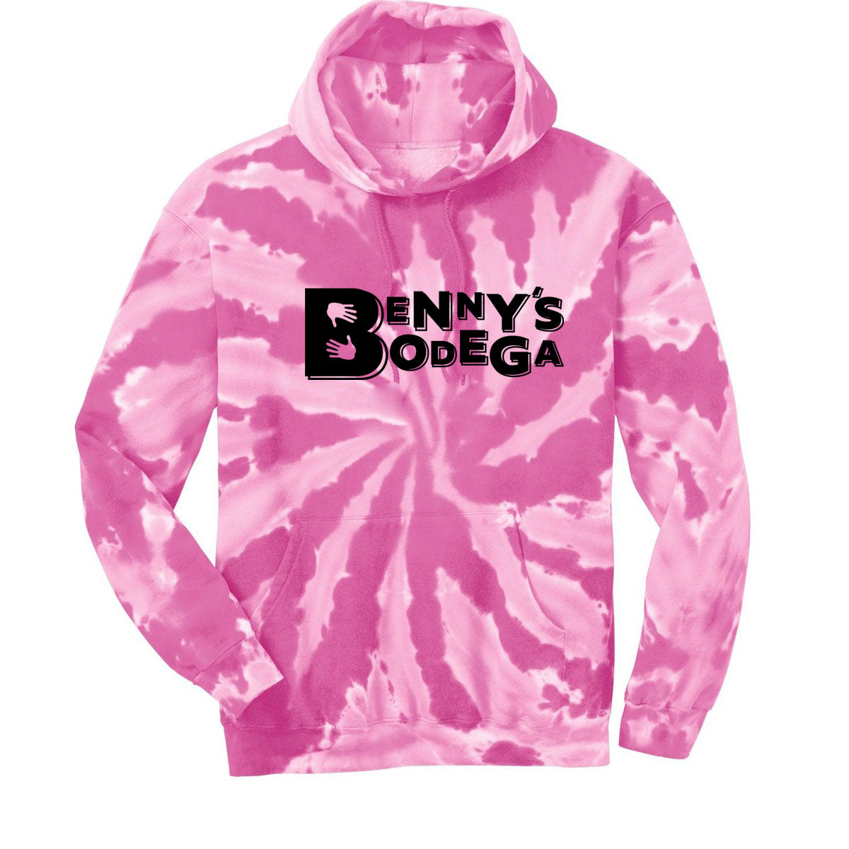 Benny's Bodega Tie-Dye Hooded Sweatshirt Design 1