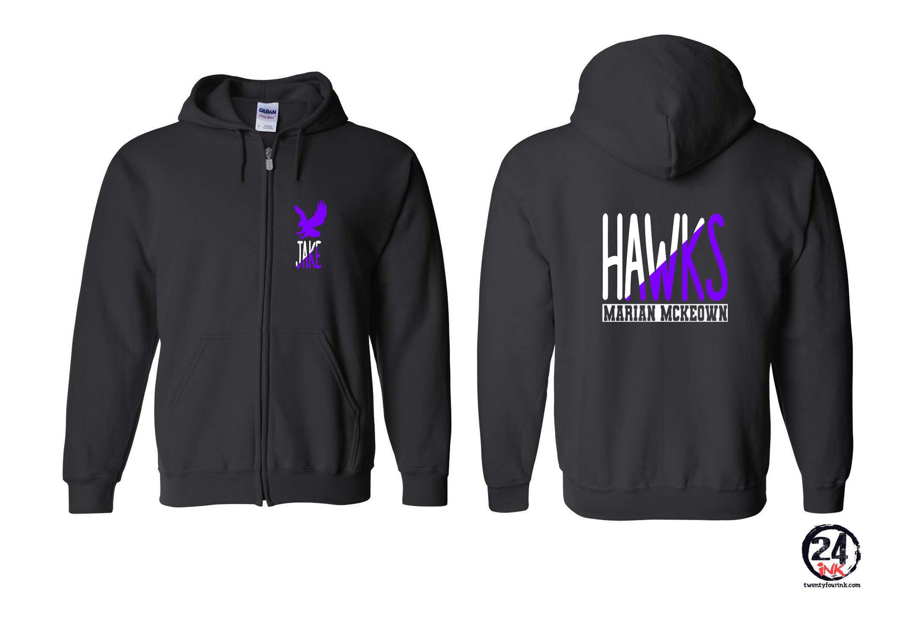 McKeown Design 15 Zip up Sweatshirt
