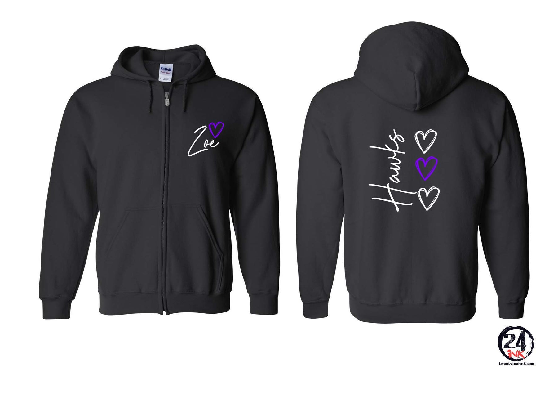 McKeown Design 16 Zip up Sweatshirt