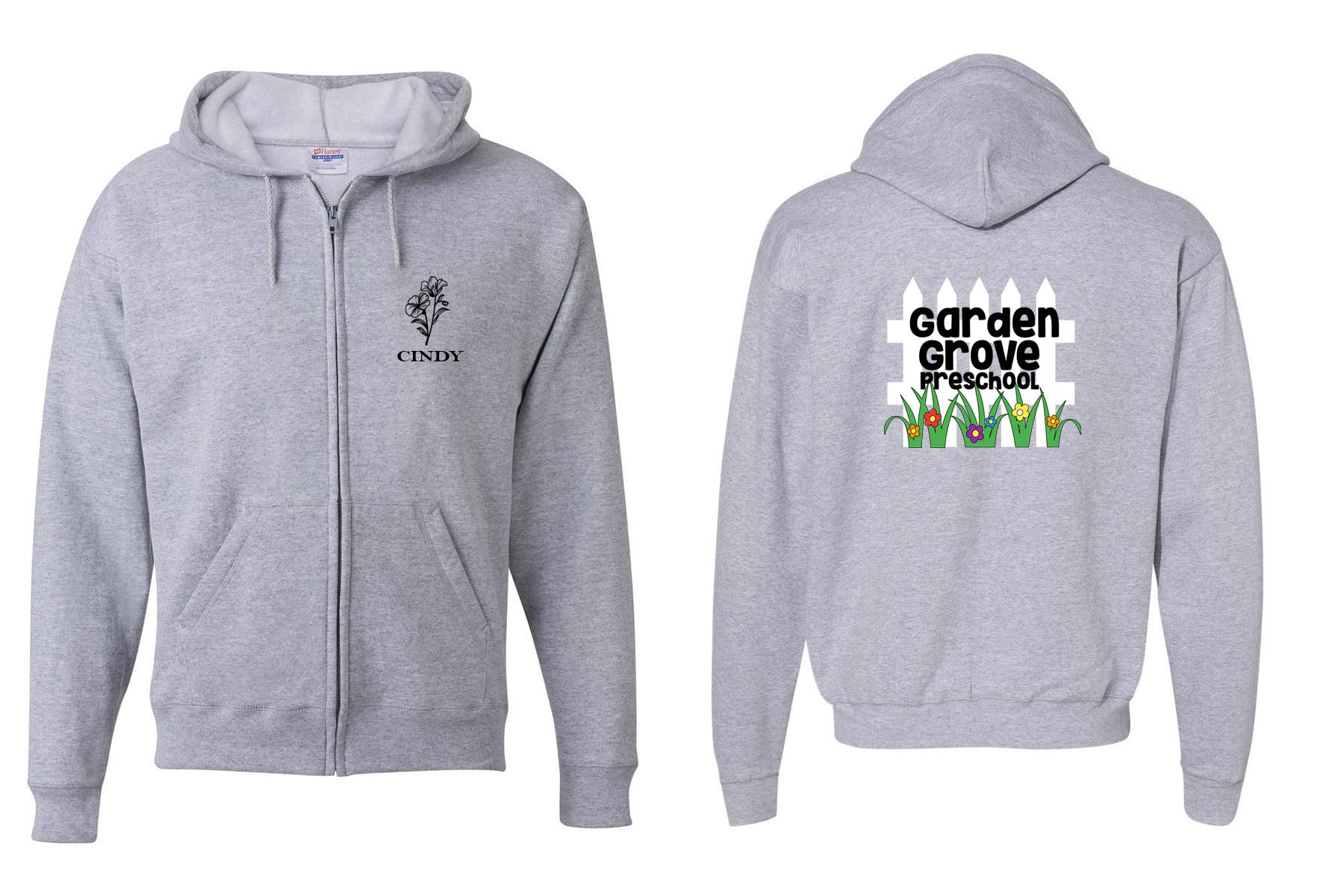 Garden Grove Design 1 Zip up Sweatshirt