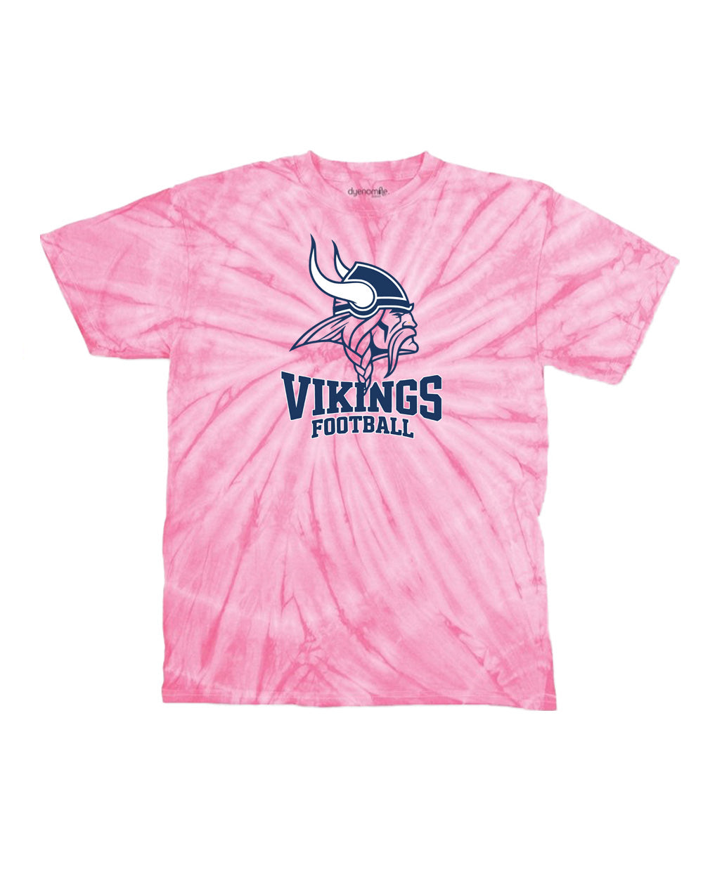 Vikings Football Design 5 Tie Dye t-shirt