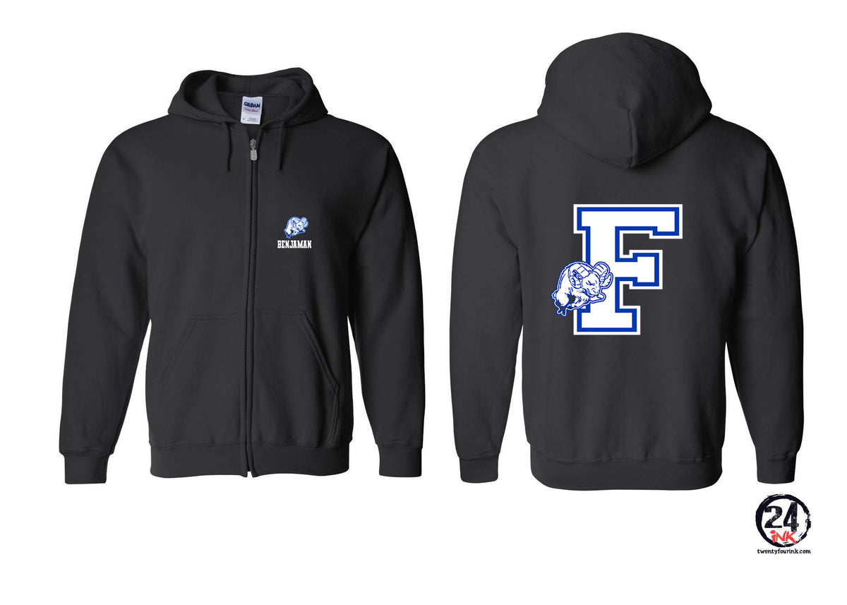 Franklin School design 1 Zip up Sweatshirt