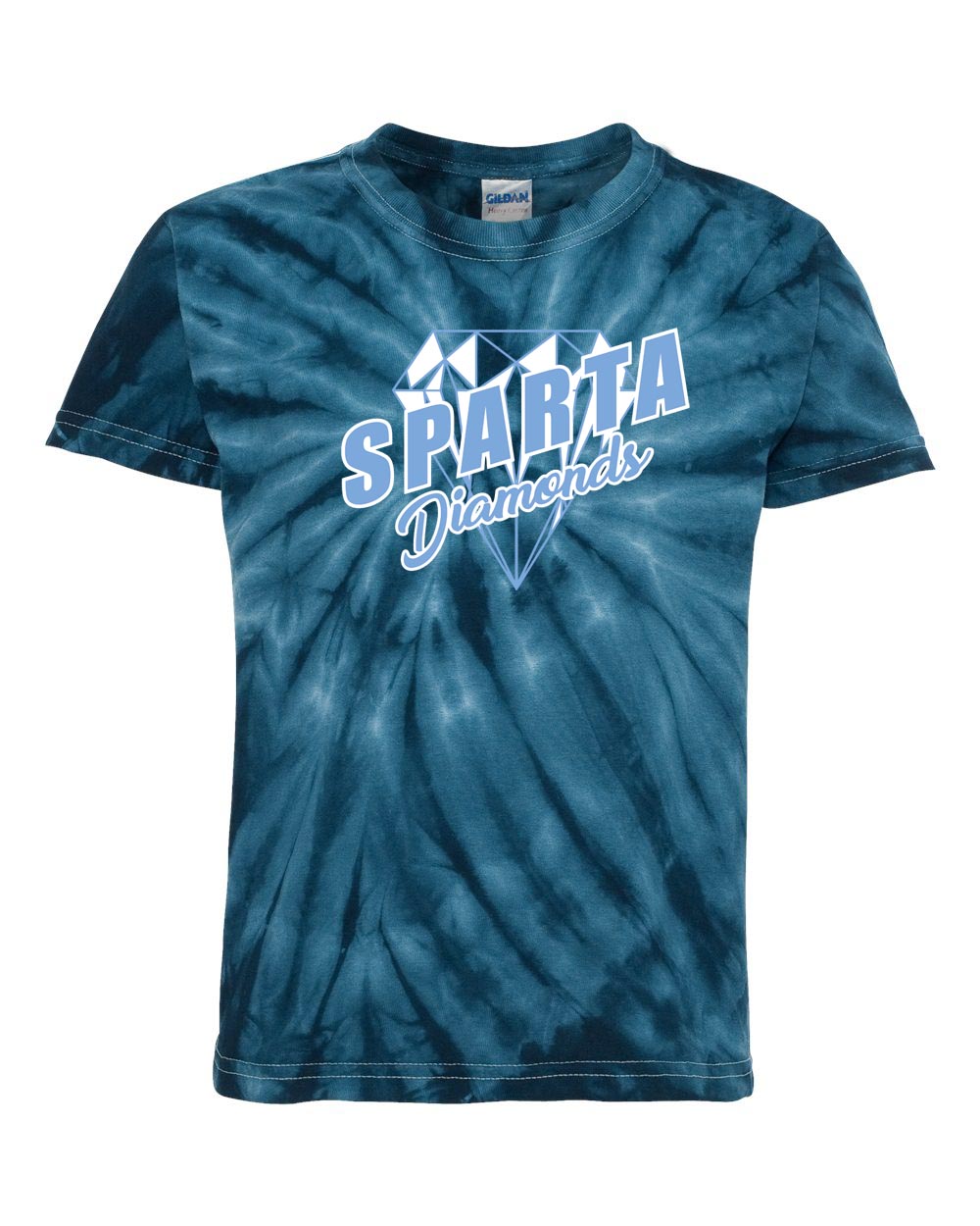 Sparta Diamonds Design 2 Tie Dye t-shirt