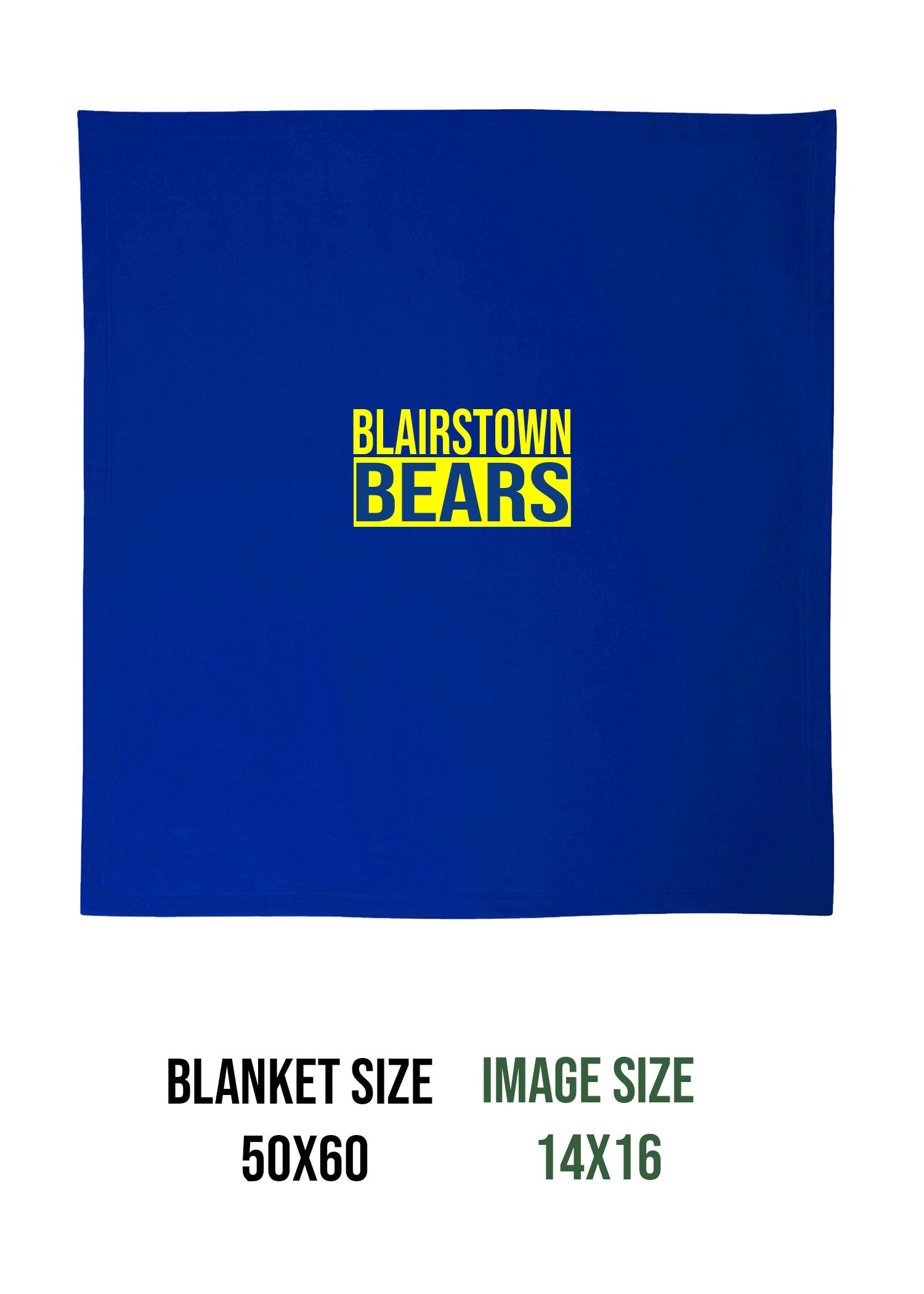 Blairstown Bears Design 12 Blanket