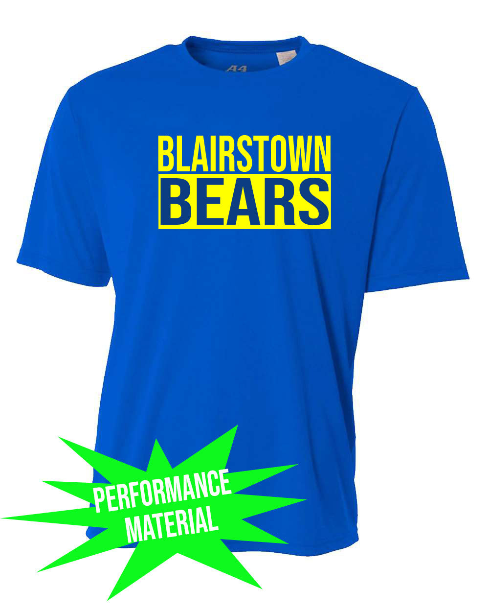 Blairstown Bears Performance Material T-Shirt Design 12