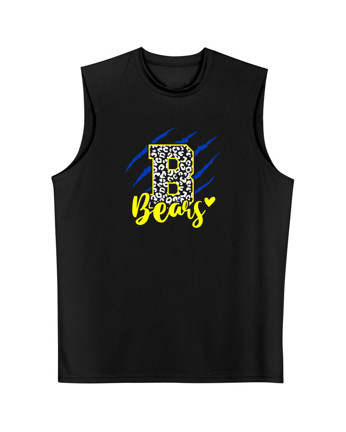 Blairstown Bears Men's Performance Tank Top Design 11