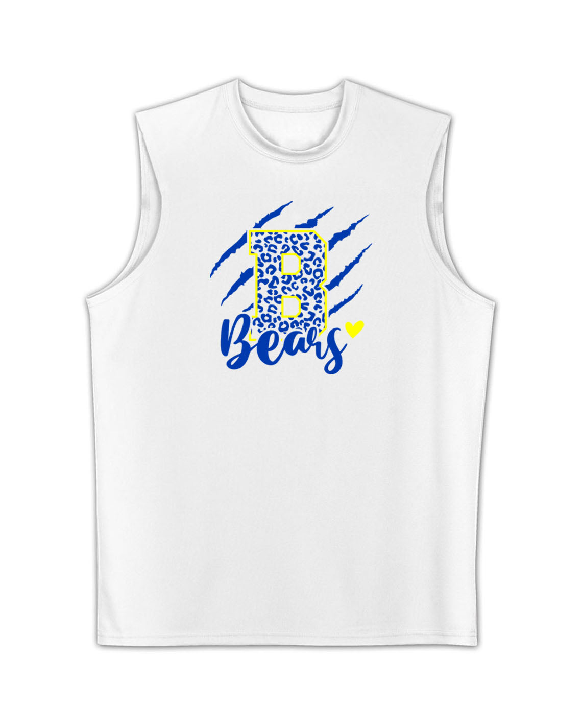 Blairstown Bears Men's Performance Tank Top Design 11