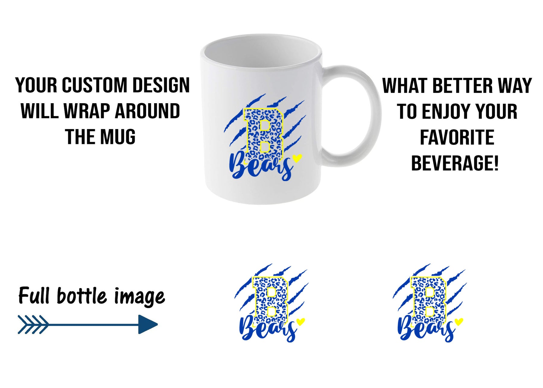 Blairstown Bears Design 11 Mug