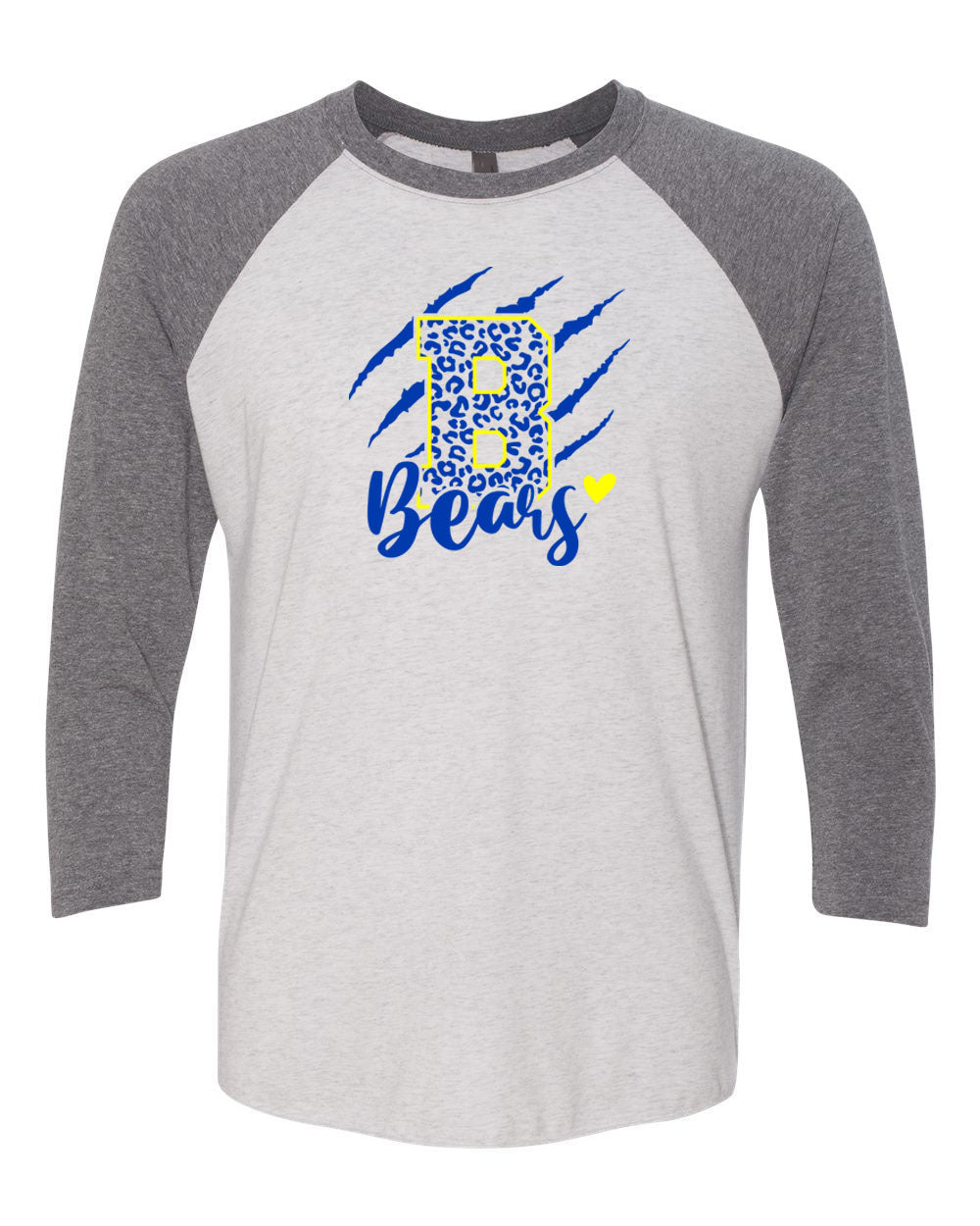 Blairstown Bears Design 11 raglan shirt