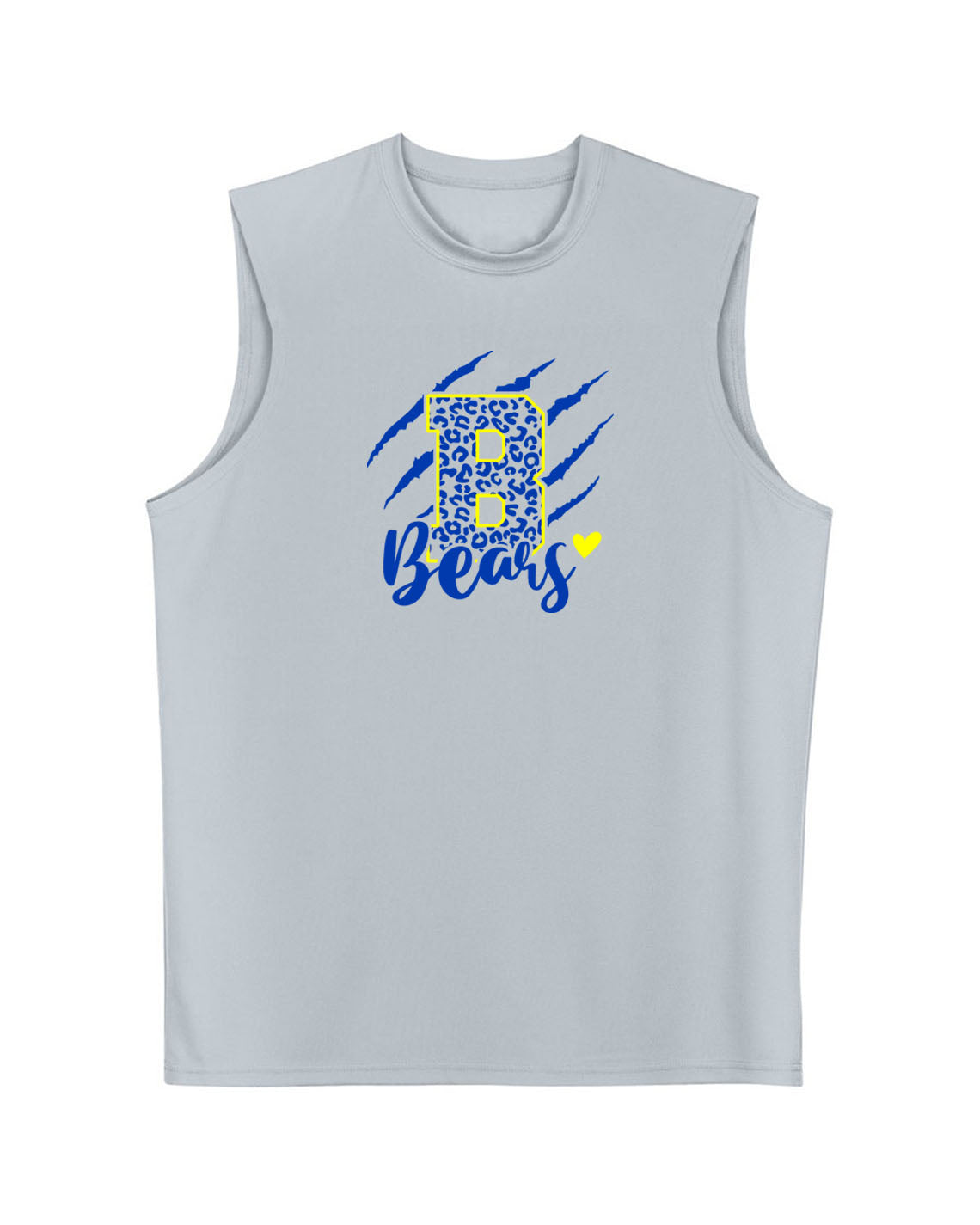 Blairstown Bears Men's Performance Tank Top Design 11