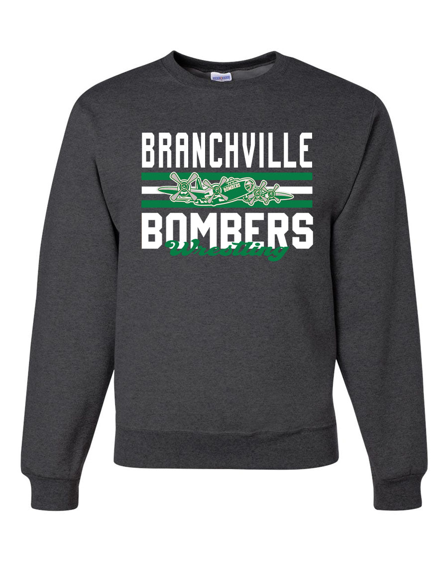 Bombers Wrestling non hooded sweatshirt Design 3