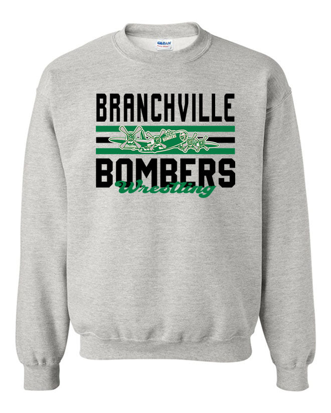 Bombers Wrestling non hooded sweatshirt Design 3