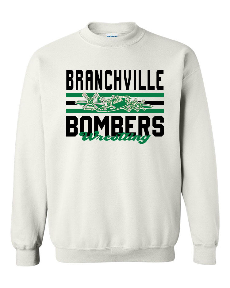 Bombers Wrestling non hooded sweatshirt Design 3