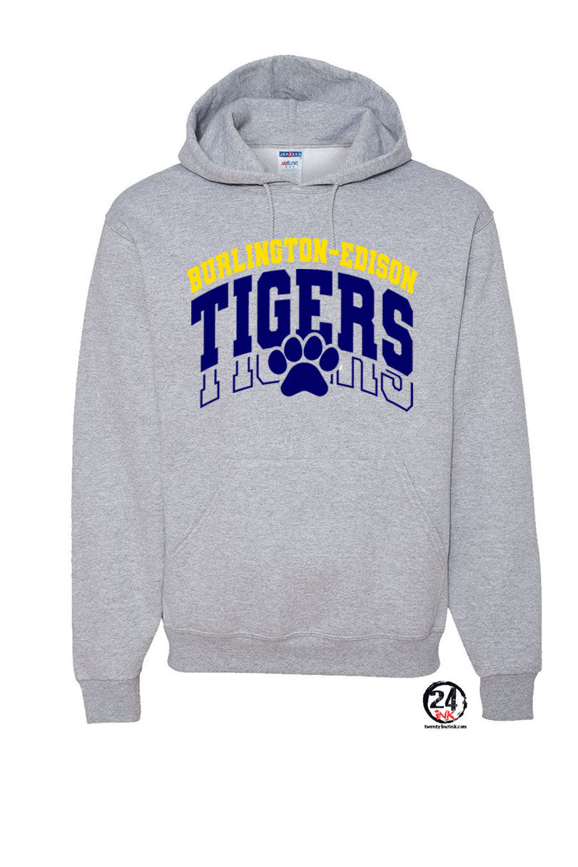 Burlington Edison Cheer Hooded Sweatshirt Design 1