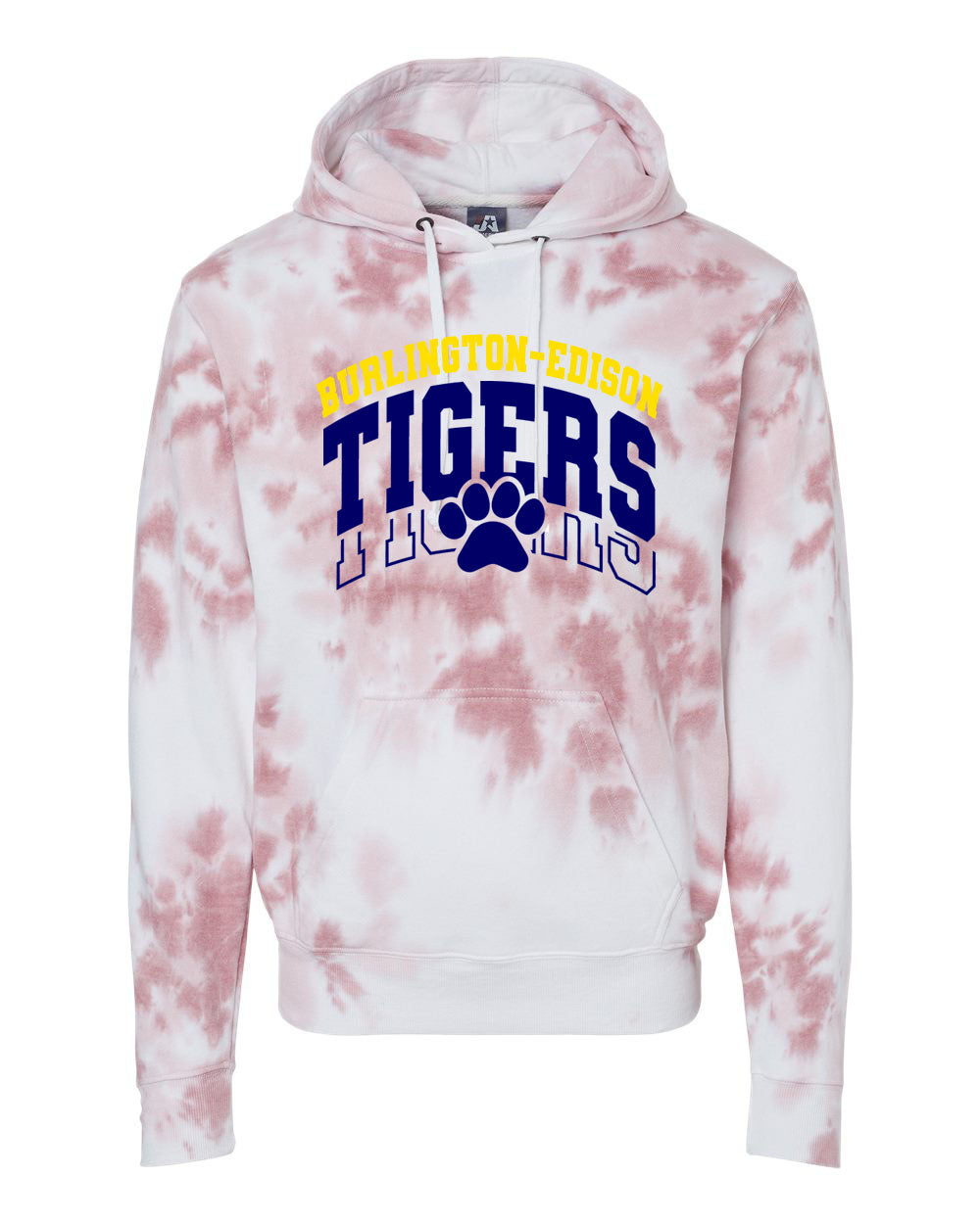 Burlington Edison Cheer Tie-Dye Hooded Sweatshirt Design 1