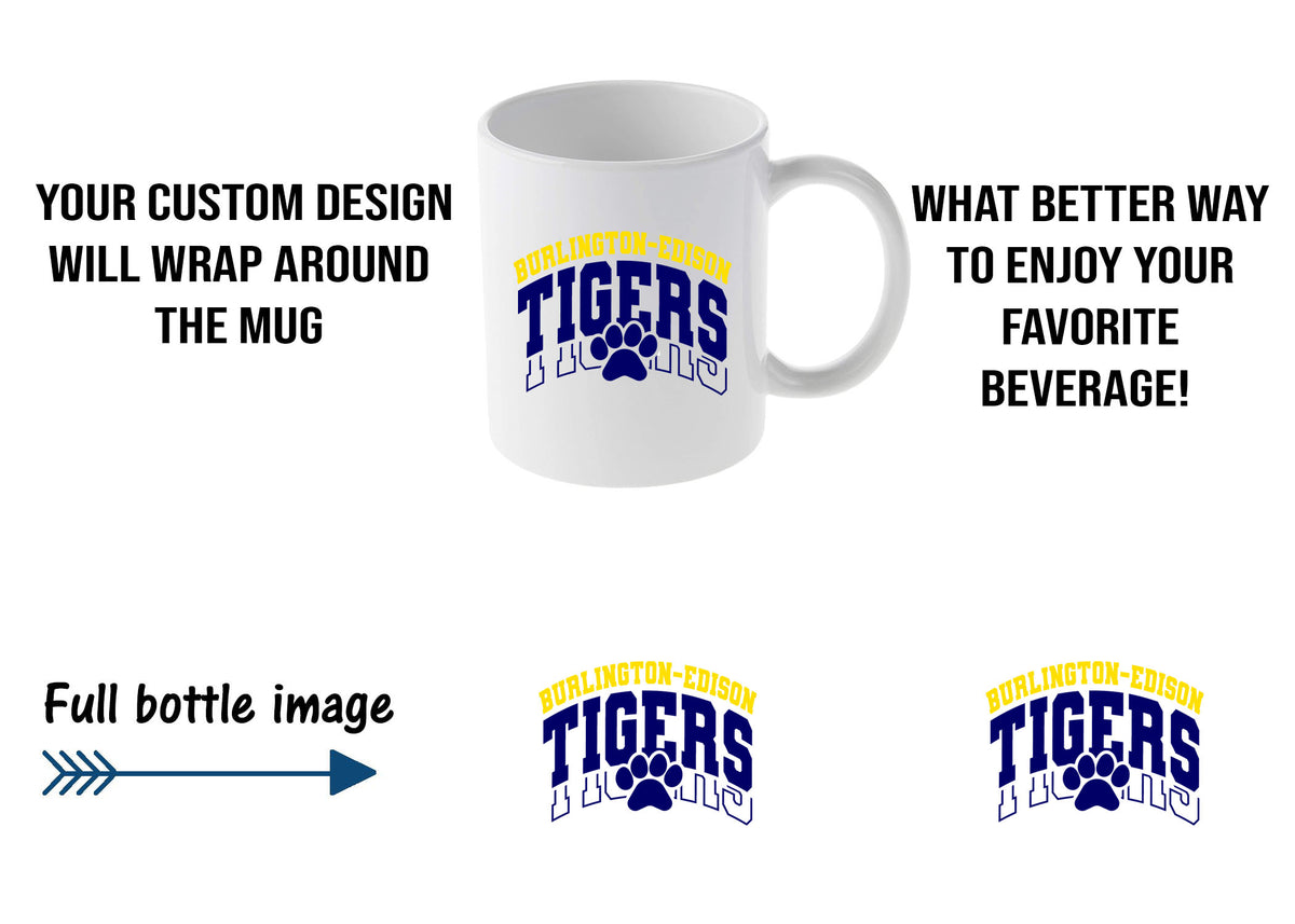 Burlington Edison Cheer Design 1 Mug