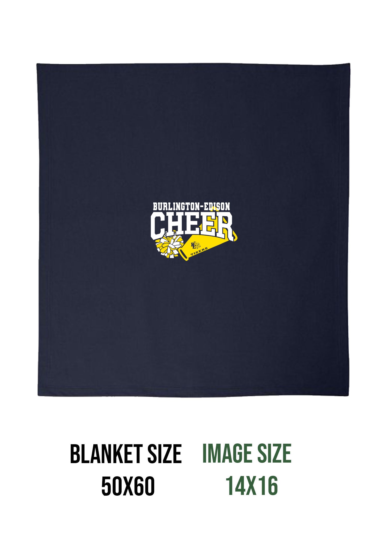 Burlington Edison Cheer Design 2 Blanket