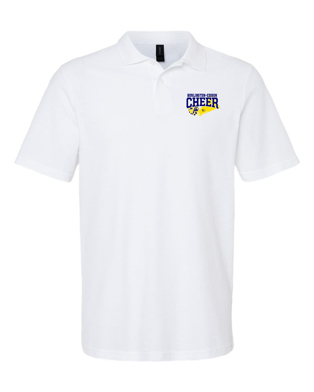 Burlington Edison Cheer Polo T-Shirt Design 2