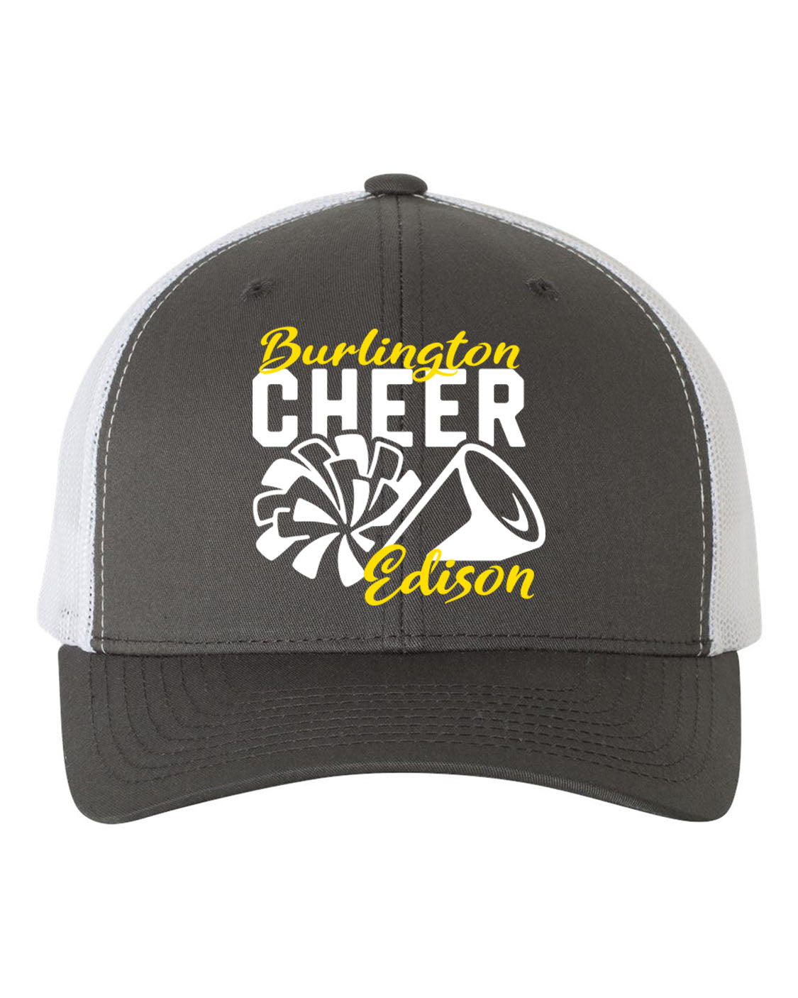 Burlington Edison Cheer Design 3 Trucker Hat