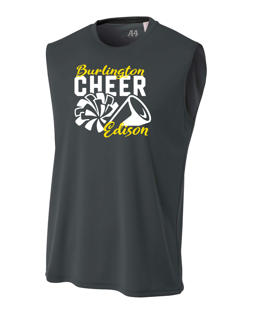 Burlington Edison Cheer Men's Performance Tank Top Design 3
