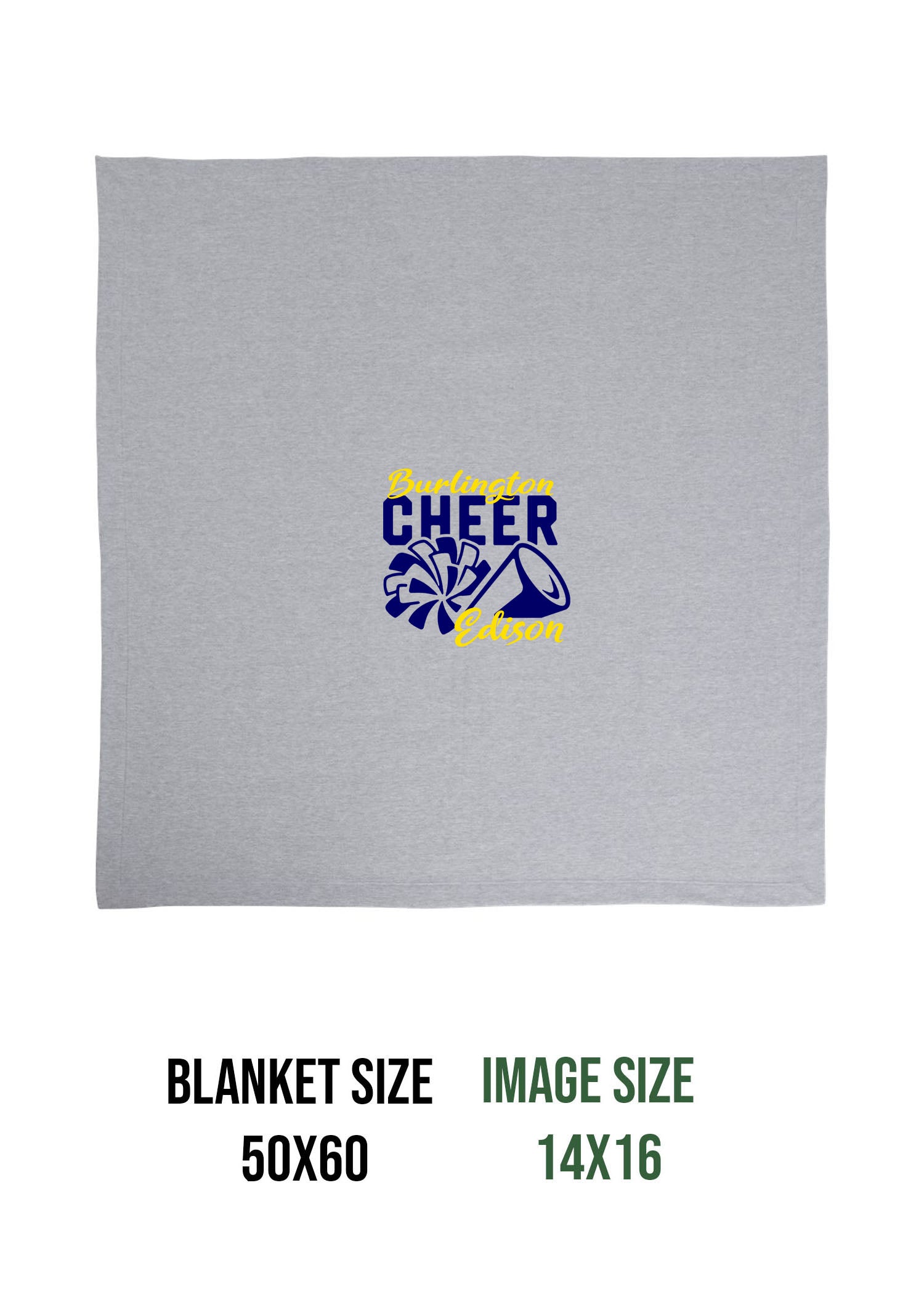 Burlington Edison Cheer Design 3 Blanket