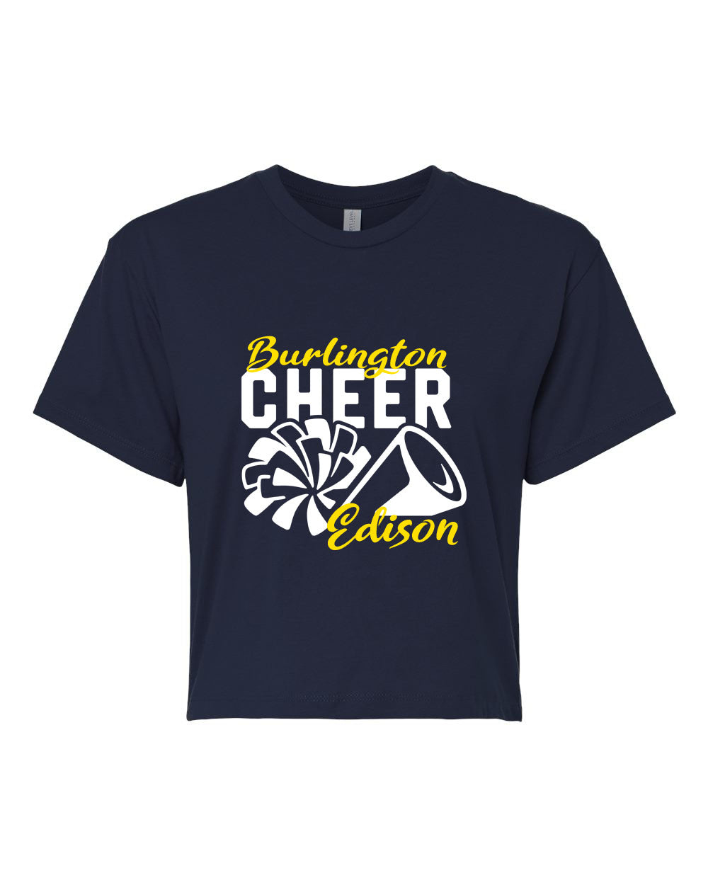 Burlington Edison Cheer crop top Design 3